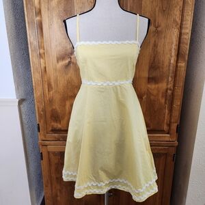 Sim & Sam Butter Yellow Sundress | M